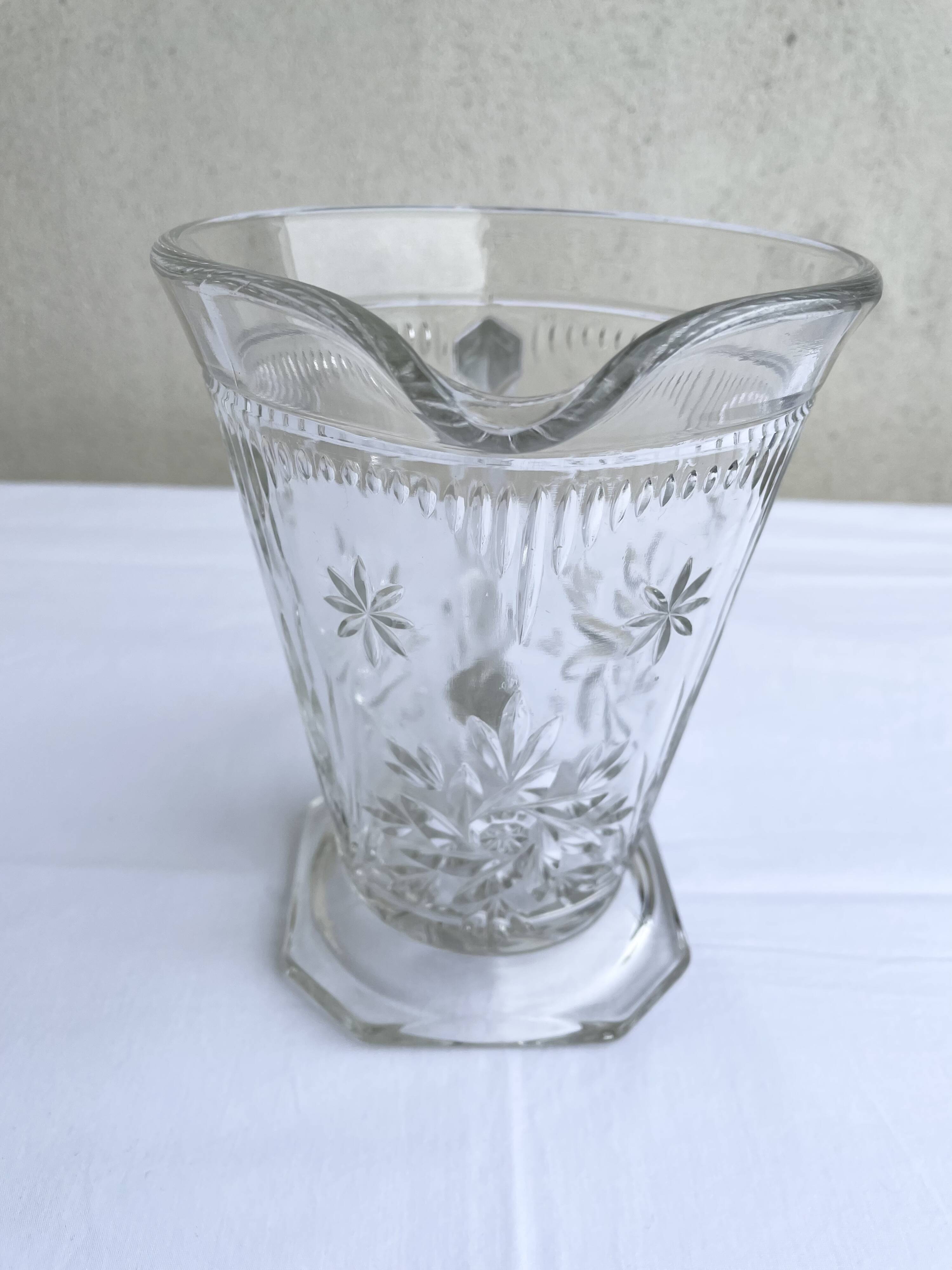 Cut glass jug Art Deco – 1950s
