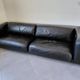 Cini Boeri - Gradual Lounge Sofa Black Leather Knoll/Gavina