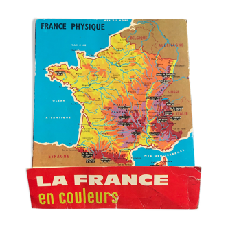 Map Of France in colour