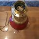 Antique blood-red lamp