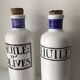 Biot earthenware oil bottle