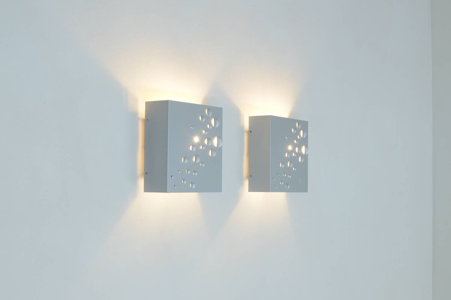 Set sterrenregen wall lamps by EJ Jelles for Raak, 1960s Netherlands.