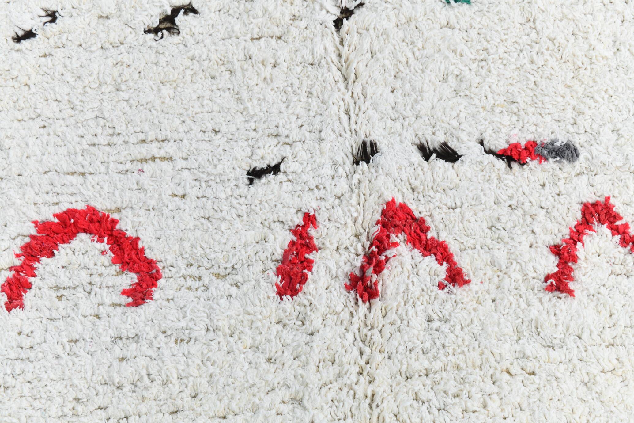 6x9 Off White Contemporary Vintage Rug, 198x277Cm
