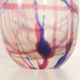 Vase de Murano à lignes colorées, Italie, 1950
