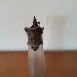 Old glass and tin ewer