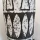 Vase Scheurich West Germany noir et blanc