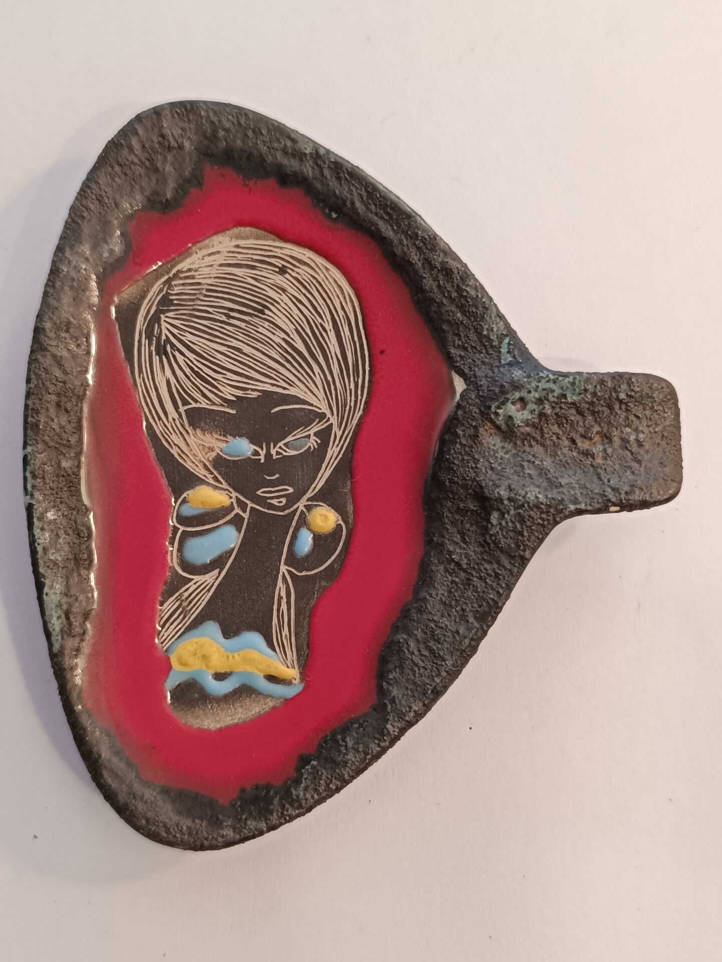Ceramic ashtray Italy 1960