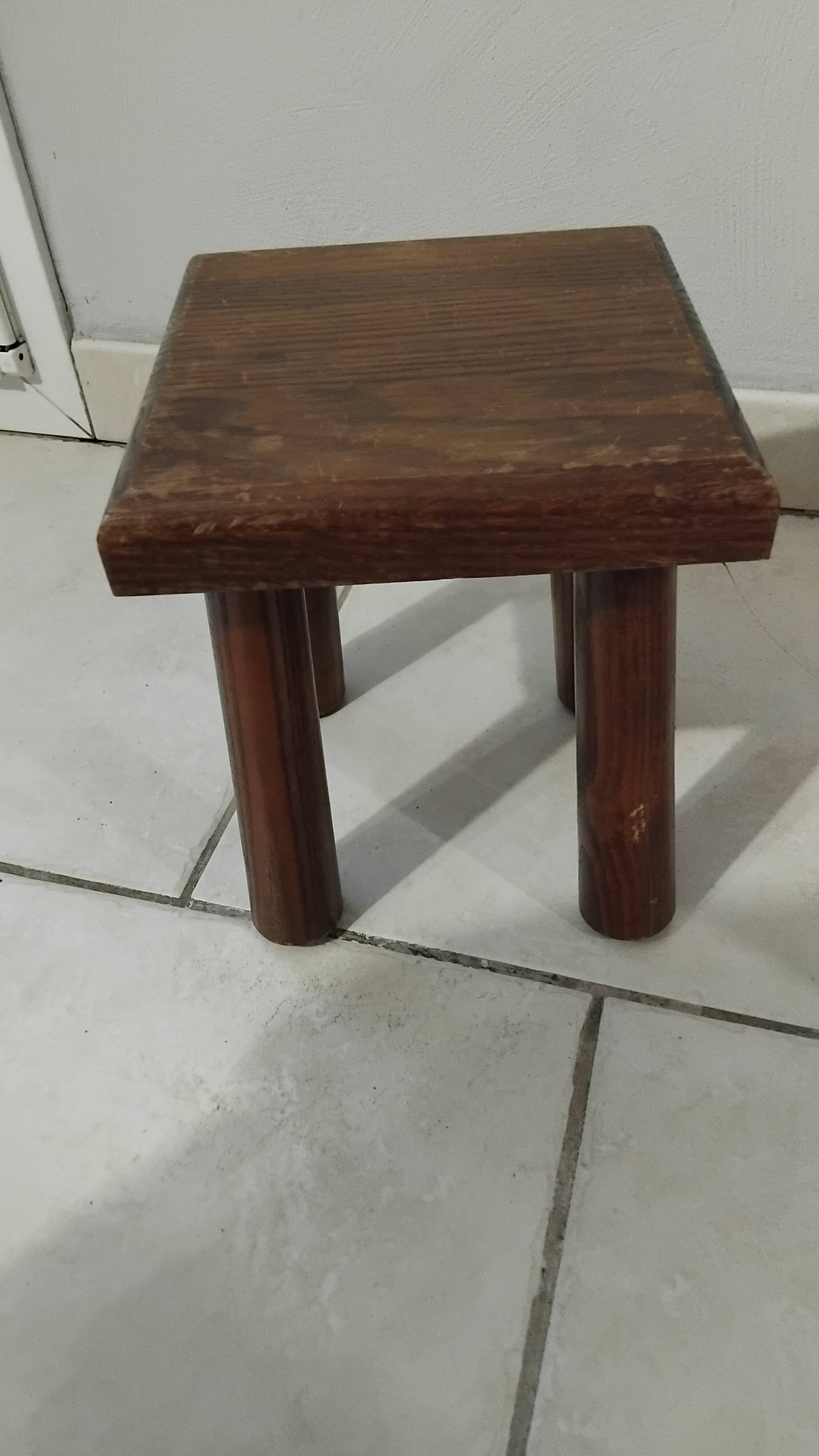 Small vintage Scandinavian stool