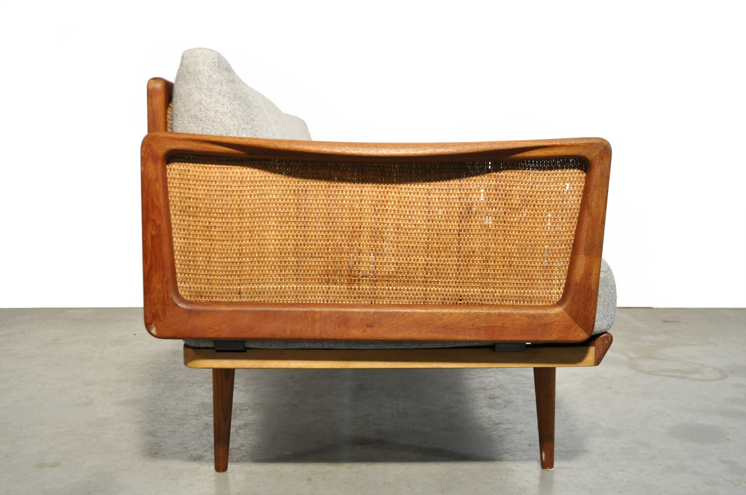 Teak 3-seater sofa by Peter Hvidt & Orla Mølgaard Nielsen for France & Daverkosen, Denmark 1953-1957