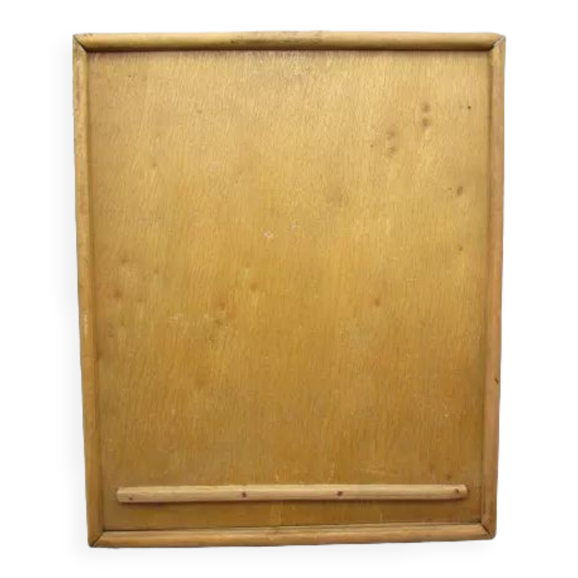 Ancient wooden yellow dwarf game, bone tokens