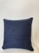 Coussin lin bleu marine