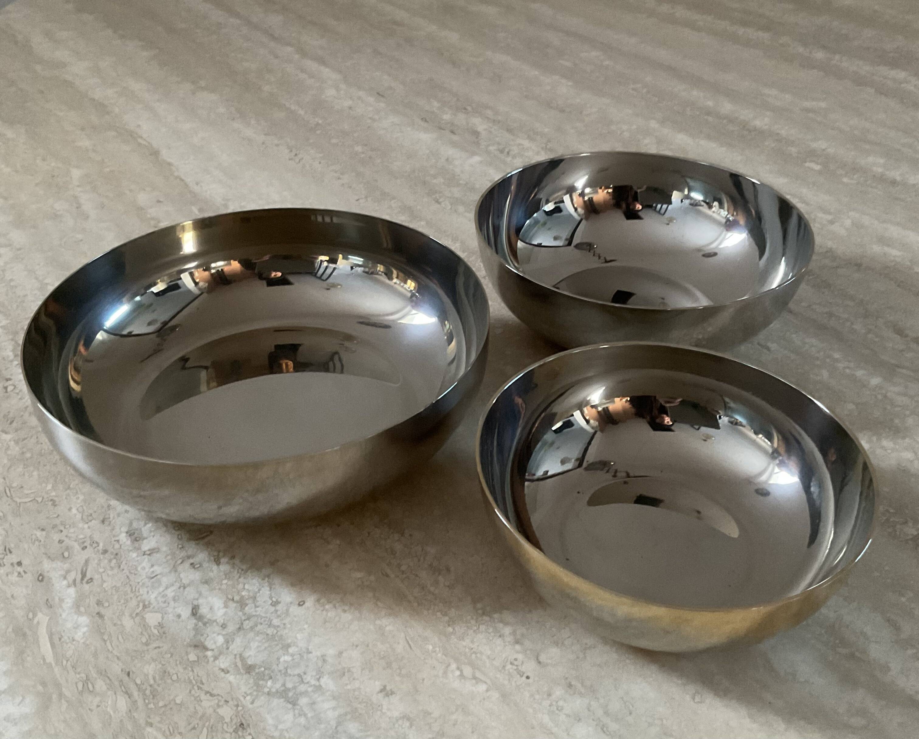 Trio of cups Dorval Italy vintage 70s