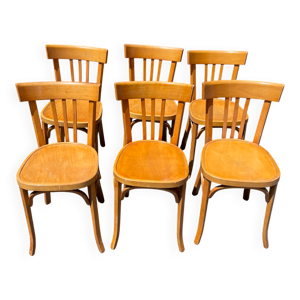 (lot) 6 chaises Baumann