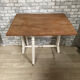 Folding shutter table