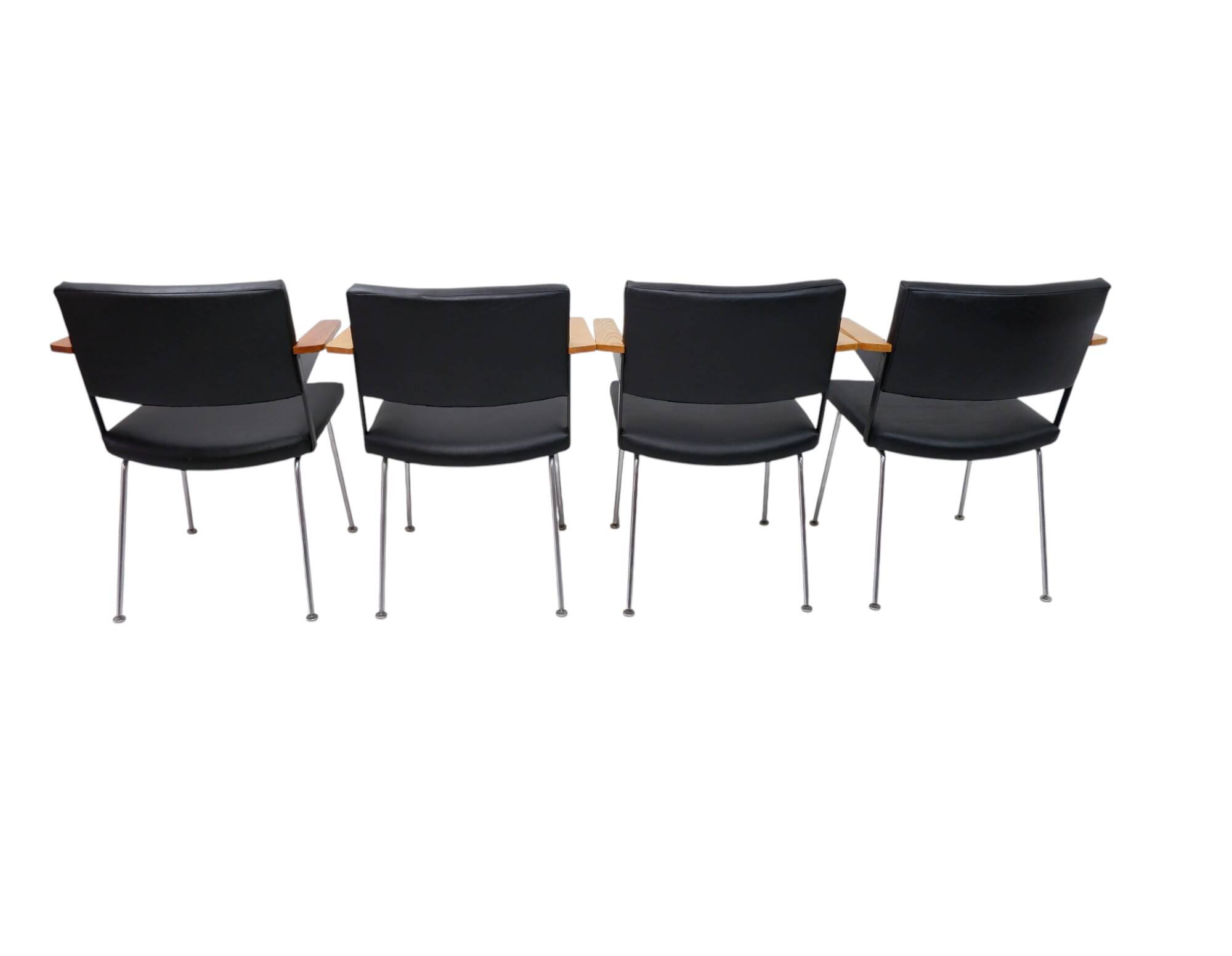 Ensemble de 4 fauteuils par A. Cordemeyer pour Gispen
