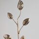Pair of wall sconces with parrots and leaves