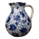 Pichet fleurs bleues