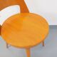 Chaise Mondor vintage de marque Baumann en bois des années 60