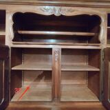 Provençal sideboard in solid walnut