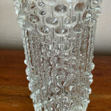 Moulded glass vase