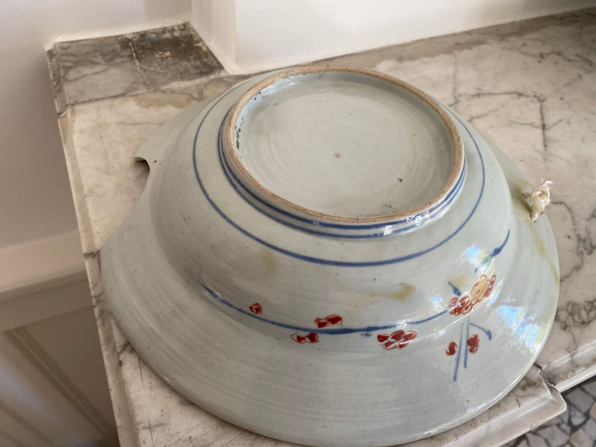 Plat à barbe Imari