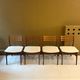 Set of 4 dining chairs, Denmark 1970