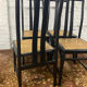 Series of 4 Annig Sarian chairs from the 80s