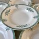 Lot of 6 hollow plates Terre de Fer Saint-Amand late nineteenth
