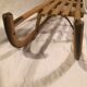Vintage wooden sledge for 1 to 2 people