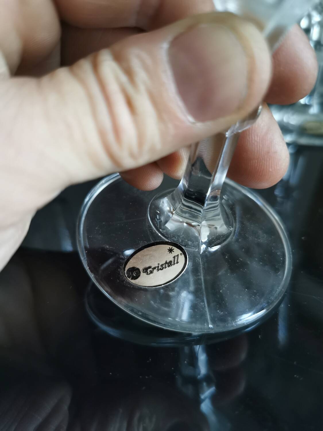 New bohemian crystal flute 6pcs available