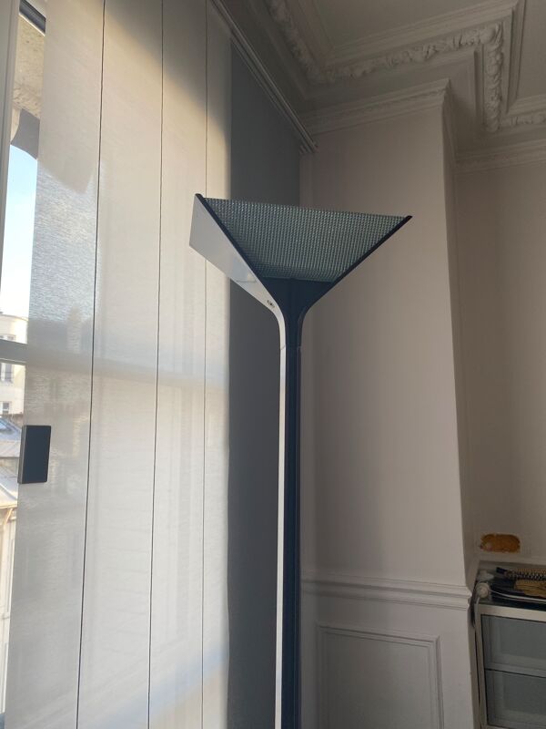 lampadaire Papillona noir par Tobia Scarpa pour flos, années 80