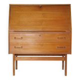 Secrétaire de bureau en teck de conception danoise des années 1960, modèle 68,