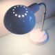 Lampe de bureau en métal blanc vintage années 70/80