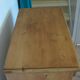 Solid wood bookcase – shabby chic style – adjustable shelves