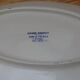 Old plate Boch Keramis brothers large bouquet
