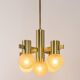 Sciolari chandelier in brass, Italy, 1960s.