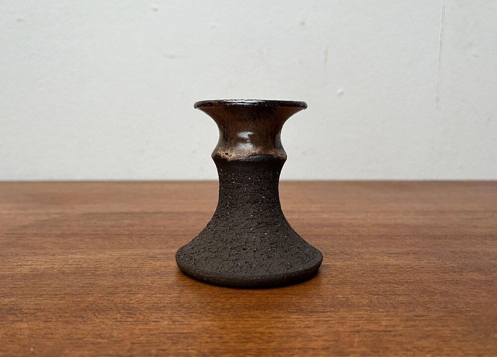 Danish workshop candlestick from the mid-century by Lehmann Pottery, 1960s