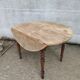 Table ronde rabattable