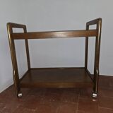 Desserte / Chariot de bar en bois du milieu du siècle style danois