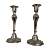 Pair of silver metal wiggles 50s