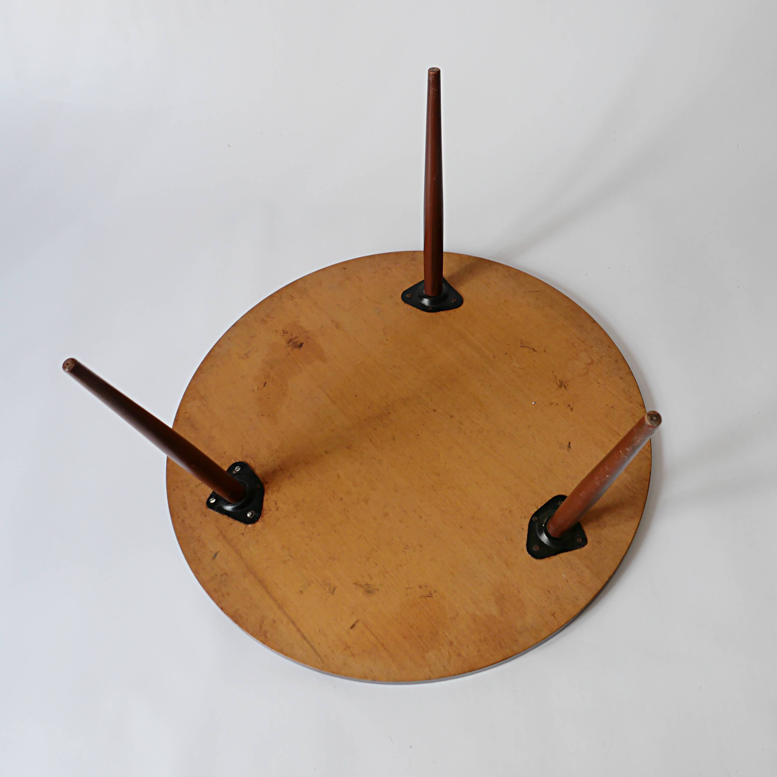 vintage coffee table design 1960 in rosewood wood 60s 70s