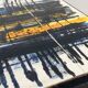 Belarti tiled coffee table. Vintage 60s