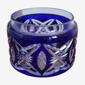 Val Saint Lambert crystal pot