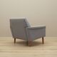 Fauteuil gris, design danois, années 1970, production : Danemark