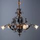 Vintage Iron Candlestick, 1910s