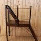 library step ladder in mahogany