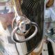 Silver metal champagne bucket