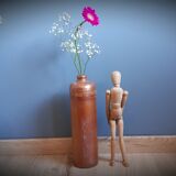 Enamelled stoneware bottle Amsterdam rose