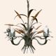 Chandelier, "Wheat Ears" suspension by Masca - circa 1970