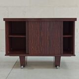 Rosewood and chrome sideboard, 60's